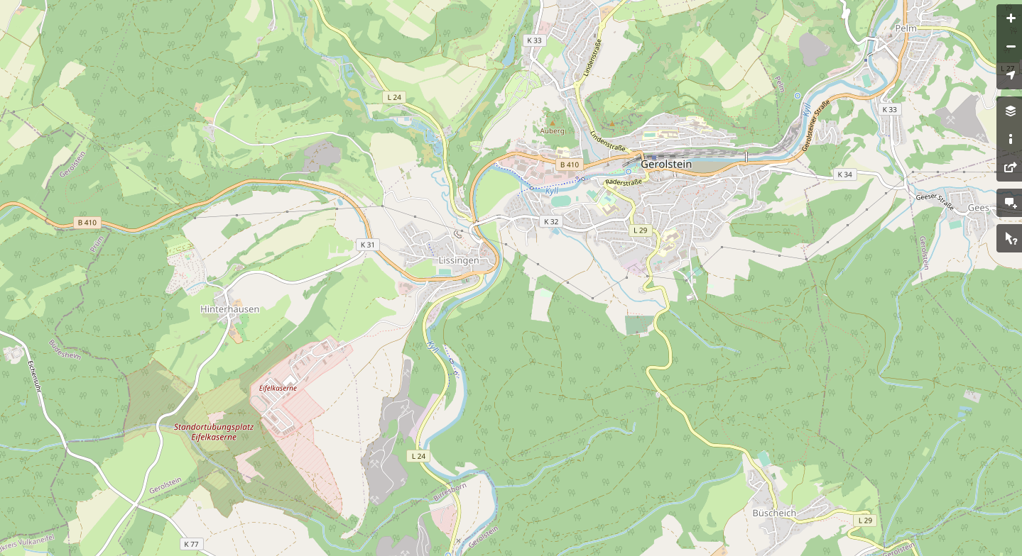 Anfahrt und Karte zu Unterburg Lissingen